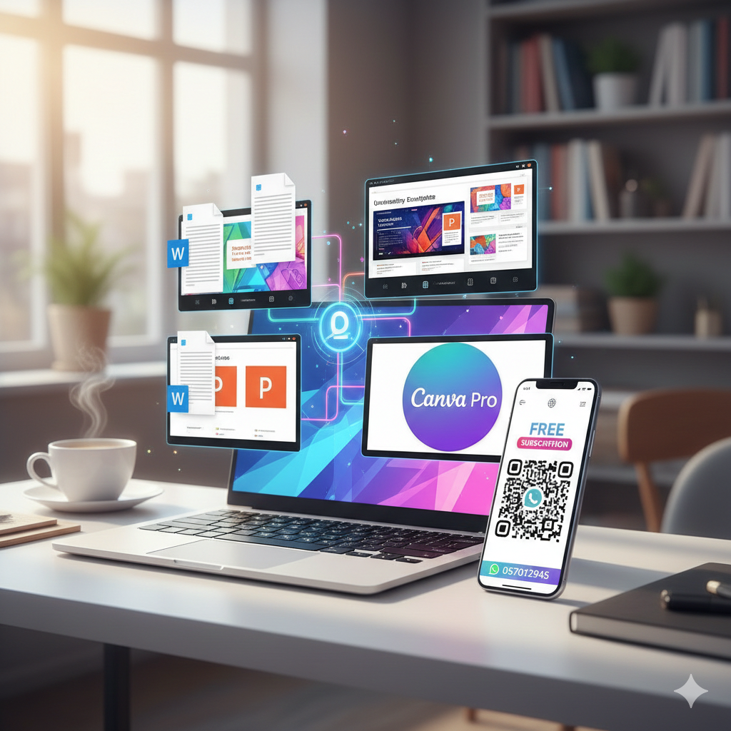 حزمة الطالبـ/ـة الجامعية + اشتراك كانفا مجاناً